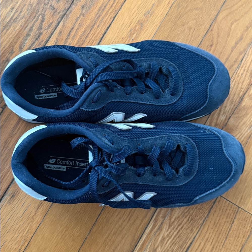 New Balance 515 navy blue and White Sneakers 7.5 - Picture 4 of 8